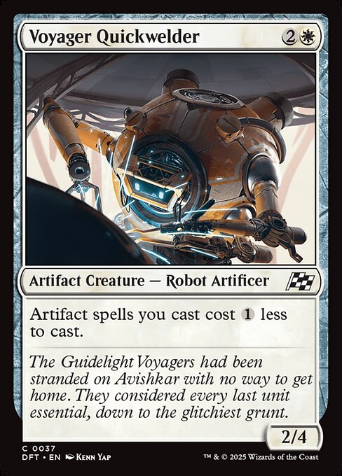 Voyager Quickwelder - Aetherdrift Magic card