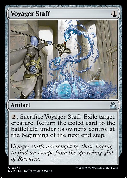 Voyager Staff - Ravnica Remastered Magic card