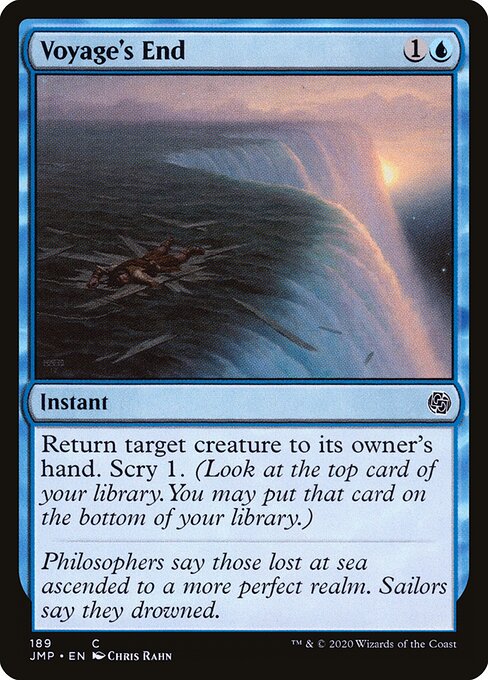 Voyage's End - Jumpstart (#189) - Illustrated by Chris Rahn - Magic: The Gathering Card