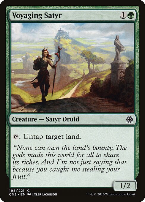 Voyaging Satyr - Conspiracy: Take the Crown Magic card