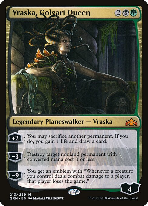 Vraska, Golgari Queen - Guilds of Ravnica Magic card