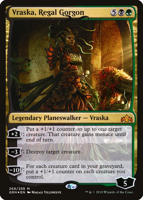 Vraska, Regal Gorgon - Guilds of Ravnica Magic card
