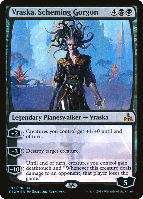 Vraska, Scheming Gorgon - Rivals of Ixalan Magic card