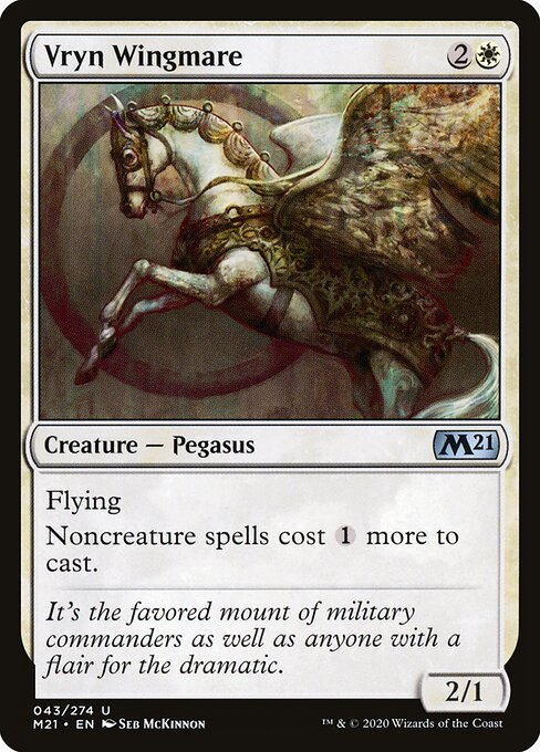 Vryn Wingmare - Core Set 2021 (#43) - Illustrated by Seb McKinnon - Magic: The Gathering Card