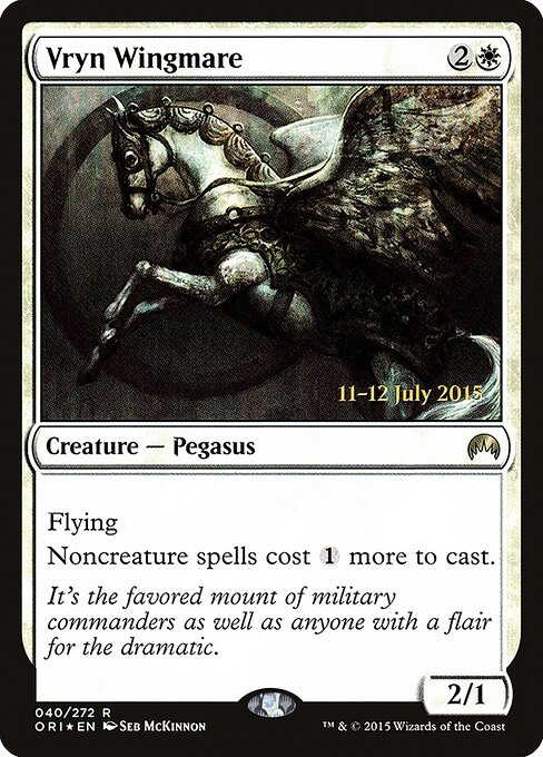 Vryn Wingmare - Magic Origins Promos (#40s) - Illustrated by Seb McKinnon - Magic: The Gathering Card