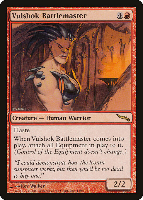 Vulshok Battlemaster - Mirrodin Magic card