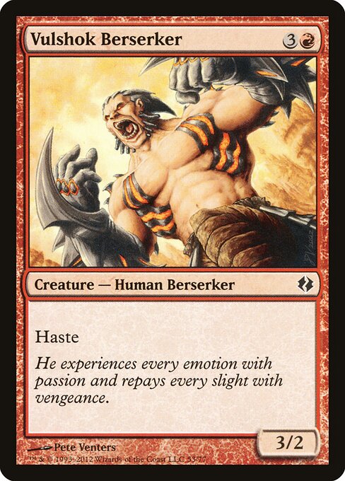 Vulshok Berserker - Duel Decks: Venser vs. Koth Magic card