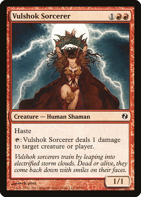 Vulshok Sorcerer - Duel Decks: Venser vs. Koth Magic card
