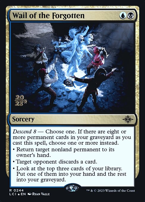 Lamento dei Dimenticati (Wail of the Forgotten) - The Lost Caverns of Ixalan (#244) - Illustrated by Ryan Valle - Magic: The Gathering Card