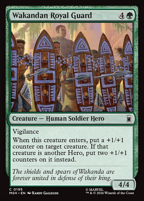 Wakandan Royal Guard - Marvel Super Heroes Magic card