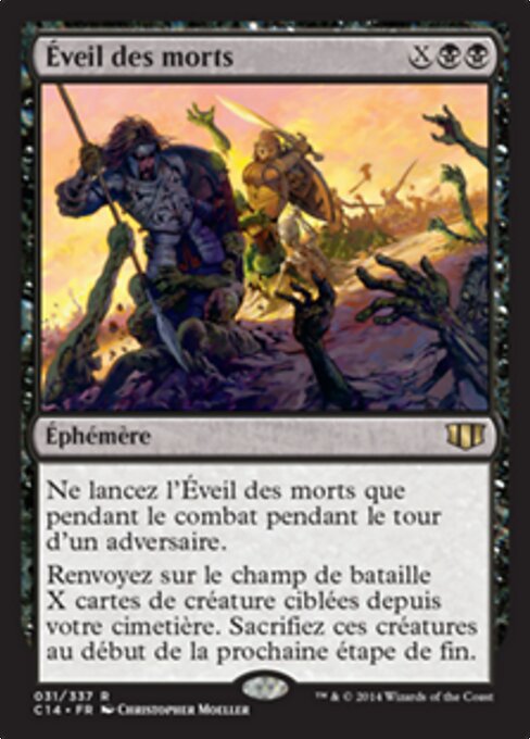 唤醒亡者 (Wake the Dead) - Commander Masters (#197) - Illustrated by Christopher Moeller - Magic: The Gathering Card