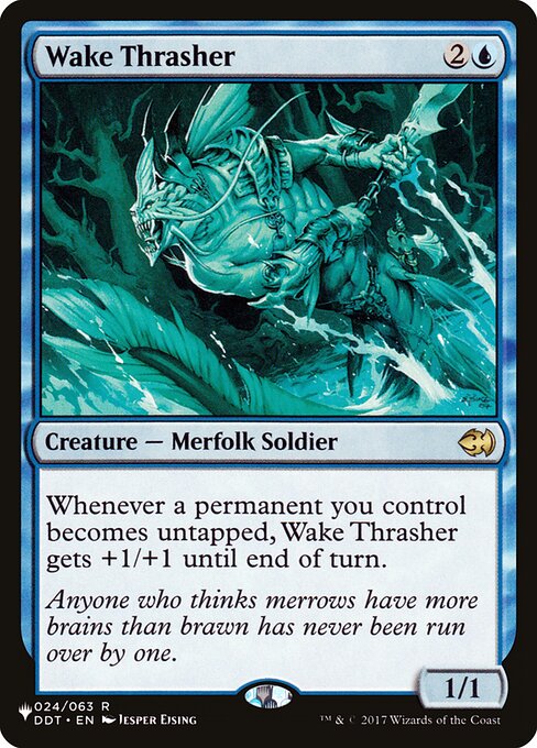 航跡の打破者 (Wake Thrasher) - Eventide (#31) - Illustrated by Jesper Ejsing - Magic: The Gathering Card