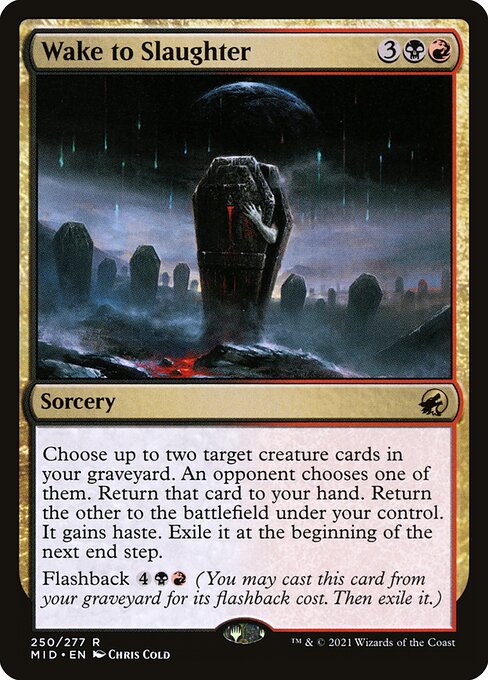 Wake to Slaughter - Innistrad: Midnight Hunt Magic card