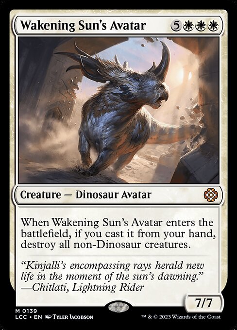 Wakening Sun's Avatar - The Lost Caverns of Ixalan Commander Magic card