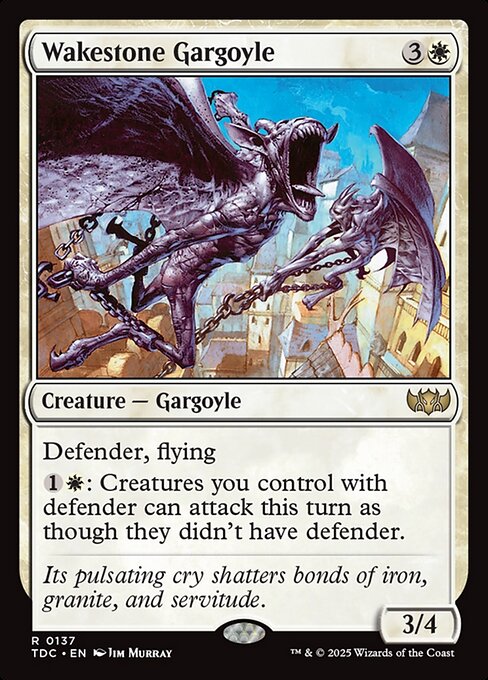 Wakestone Gargoyle - Tarkir: Dragonstorm Commander Magic card