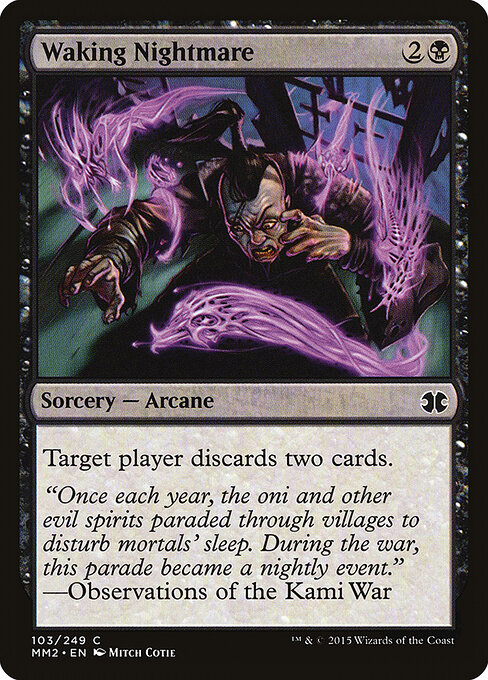 Waking Nightmare - Modern Masters 2015 Magic card