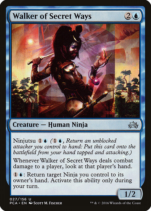 Walker of Secret Ways - Planechase Anthology (#27) - Illustrated by Scott M. Fischer - Magic: The Gathering Card