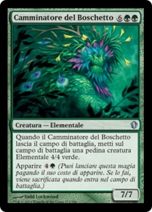 Обходчик Рощи (Walker of the Grove) - Morningtide (#138) - Illustrated by Todd Lockwood - Magic: The Gathering Card