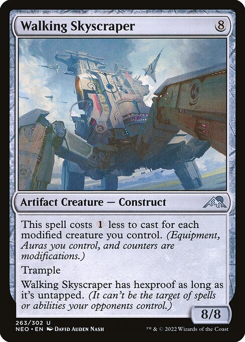 Walking Skyscraper - Kamigawa: Neon Dynasty Magic card