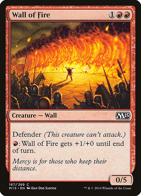 Wall of Fire - Magic 2015 Magic card