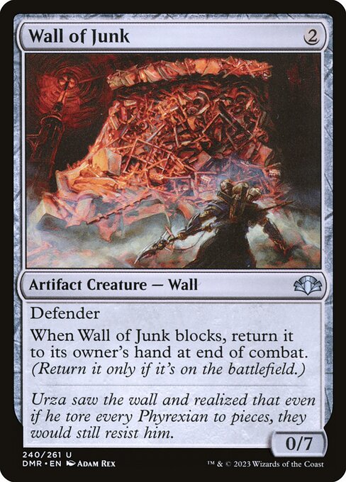 Wall of Junk - Dominaria Remastered Magic card
