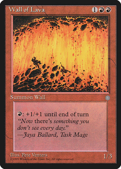 Wall of Lava - Ice Age Magic card