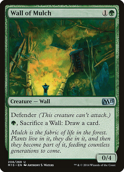 Wall of Mulch - Magic 2015 Magic card