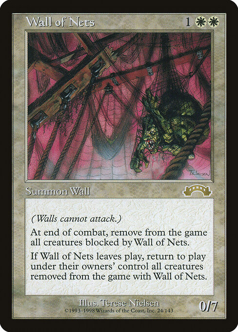 Wall of Nets - Exodus Magic card