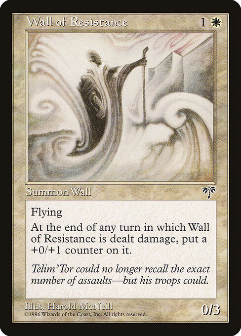 Wall of Resistance - Mirage Magic card