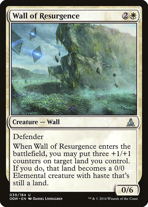 Wall of Resurgence - Oath of the Gatewatch Magic card