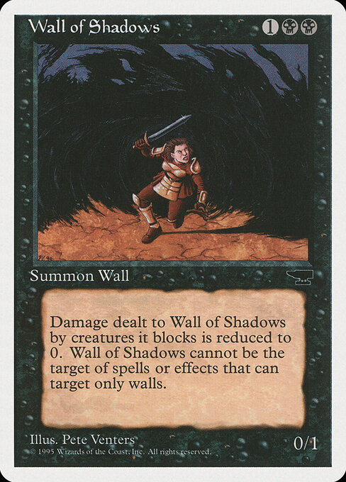 Wall of Shadows - Chronicles Magic card