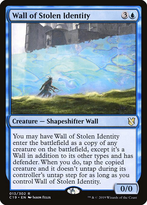 Wall of Stolen Identity - Commander 2019 Magic card