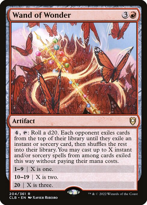 Wand of Wonder - Commander Legends: Battle for Baldur's Gate Magic card