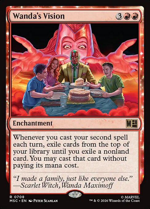 Wanda's Vision - Marvel Super Heroes Commander Magic card