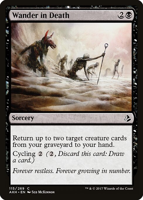 Wander in Death - Amonkhet Magic card