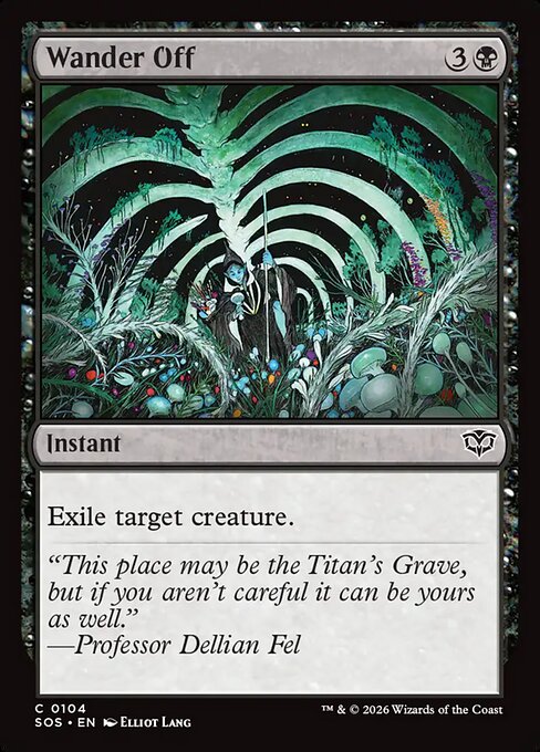 Wander Off - Secrets of Strixhaven Magic card