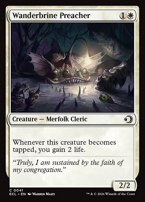 Wanderbrine Preacher - Lorwyn Eclipsed Magic card