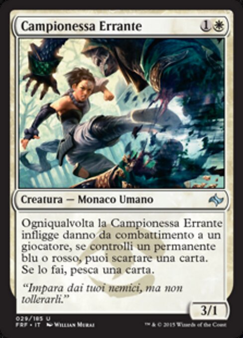 방랑하는 투사 (Wandering Champion) - Fate Reforged (#29) - Illustrated by Willian Murai - Magic: The Gathering Card
