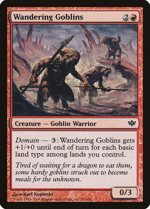 Wandering Goblins - Conflux Magic card