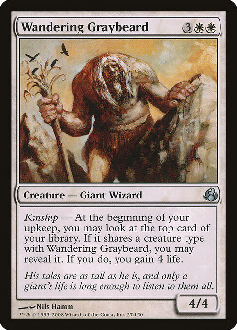 Wandering Graybeard - Morningtide Magic card