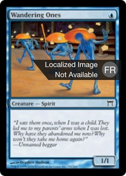 Ceux qui vagabondent (Wandering Ones) - Champions of Kamigawa (#100) - Illustrated by Heather Hudson - Magic: The Gathering Card