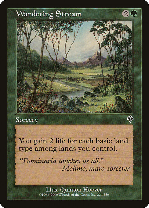 Wandering Stream - Invasion Magic card