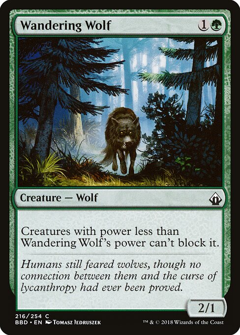 Wandering Wolf - Battlebond Magic card