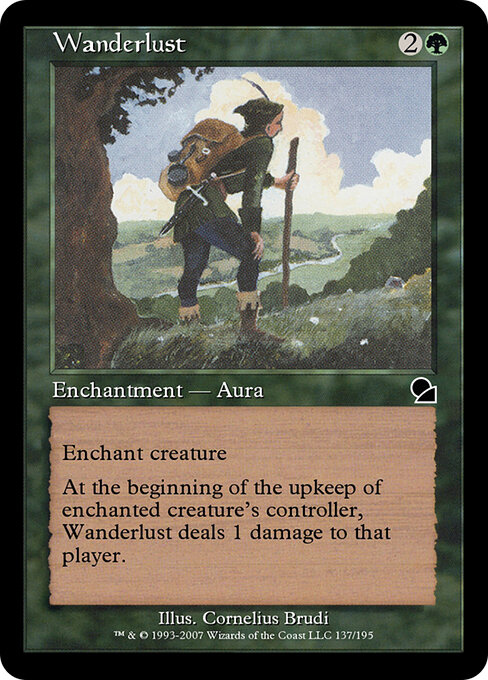 Wanderlust - Masters Edition Magic card