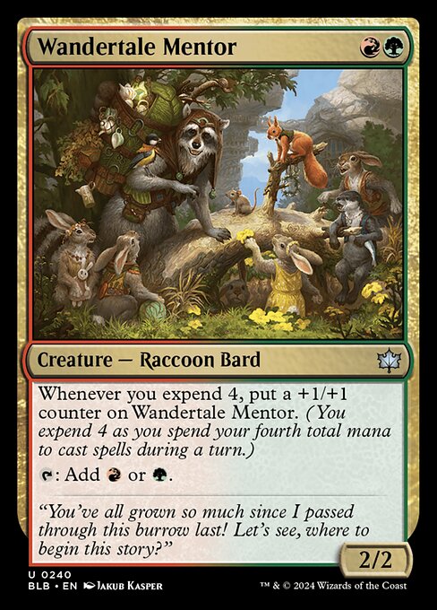 Wandertale Mentor - Bloomburrow Magic card