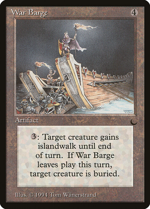Barco de Guerra (War Barge) - Time Spiral Timeshifted (#116) - Illustrated by Tom Wänerstrand - Magic: The Gathering Card