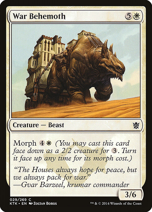 War Behemoth - Khans of Tarkir Magic card