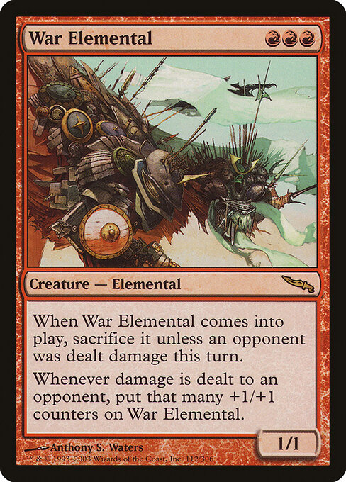 War Elemental - Mirrodin Magic card