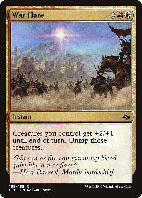 War Flare - Fate Reforged Magic card