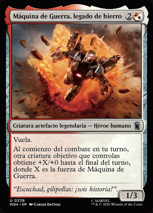 War Machine, Legacy of Iron